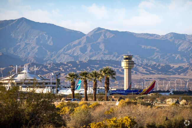 Demuth Park residents can easily catch flights at Palm Springs International Airport.