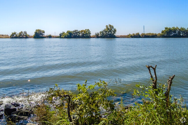Relax by the scenic San Joaquin River in Stockton's Brookside area.