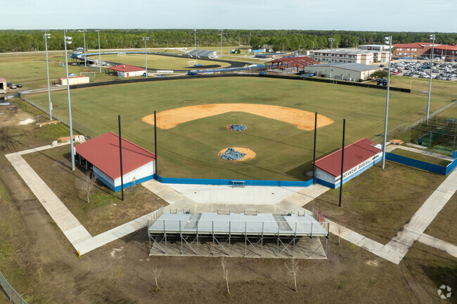 Baseball is another athletic choice for students at Matanzas High School.