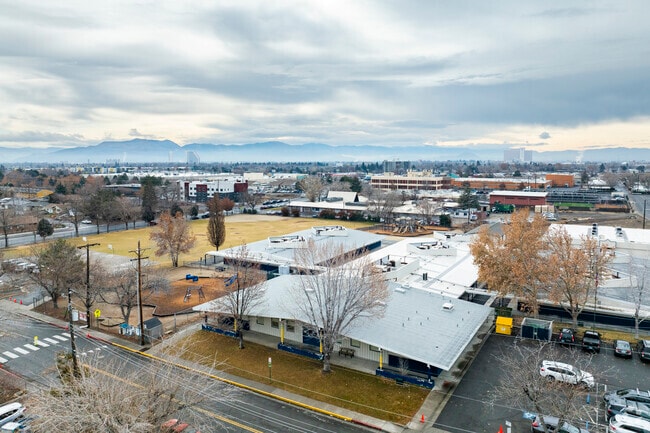 An aerial view of Rita Cannan Elementary School in Sparks.