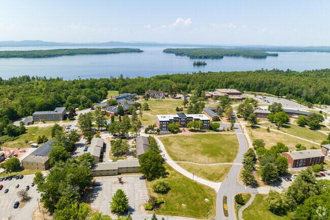 Aerial view of Saint Joseph's College of Maine in Standish.
