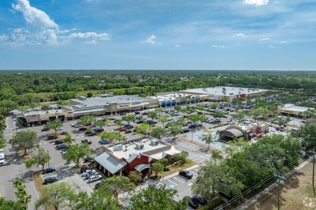 Retail in Fruitville comes in the new standard plazas with a mix of big box stores and small shops.