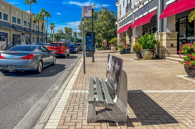 Public bus stations can be found around the Soho neighborhood for your transportation needs.