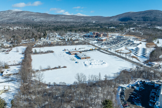 The Allen Street Campus sits on a large lot and is part of the Rutland Public Schools in Rutland, VT.