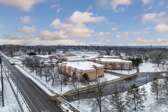 Grades 5-8 attend Heritage E-STEM Magnet School.
