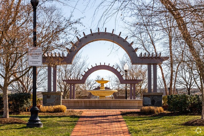 Park architecture enhances many parks in Stone Ridge.