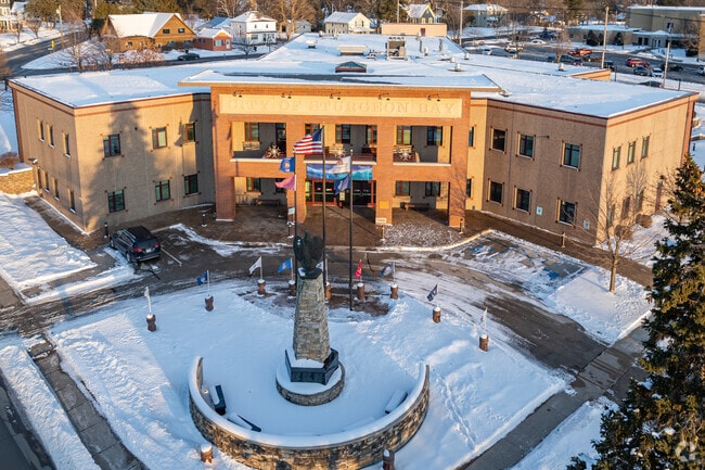 The Sturgeon Bay City Hall is a beautiful building in the heart of Sturgeon Bay.