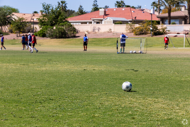 The All American Park sees many soccer players and sports fields in Canyon Gate.