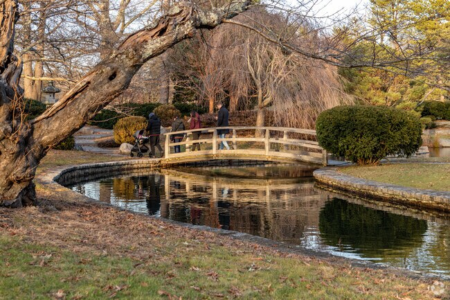 The Japanese Garden in Roger Williams Park is a favorite spot for South Elmwood residents.