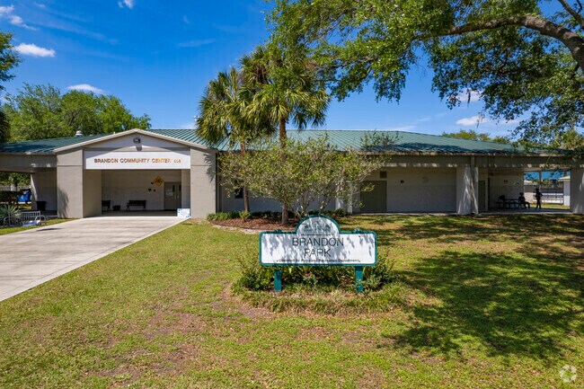 Brandon Park houses the community center where locals like to participate in activities.