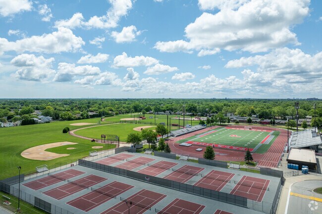 Palatine High School has an engaging athletic department with many sports to compete in.