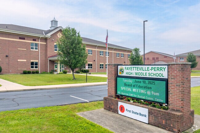 Fayetteville-Perry Middle School received an overall grade of B from Niche