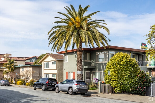 Downtown Millbrae has a variety of housing types.