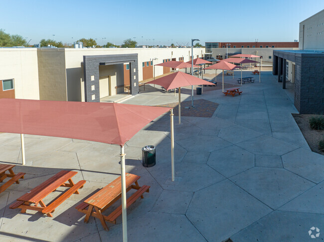 Empowering learning environments define Desert Edge High School in Goodyear.