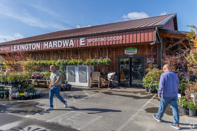 Residents can shop for home and garden supplies at Lexington Hardware.