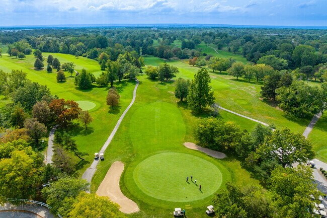 Highland Park Golf Course is the scenic focal point of Highland Hills.