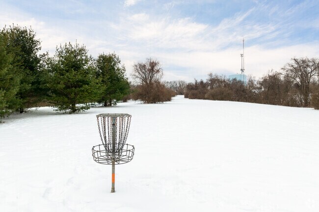 Harbin Park in Pleasant Run features a disc golf course.