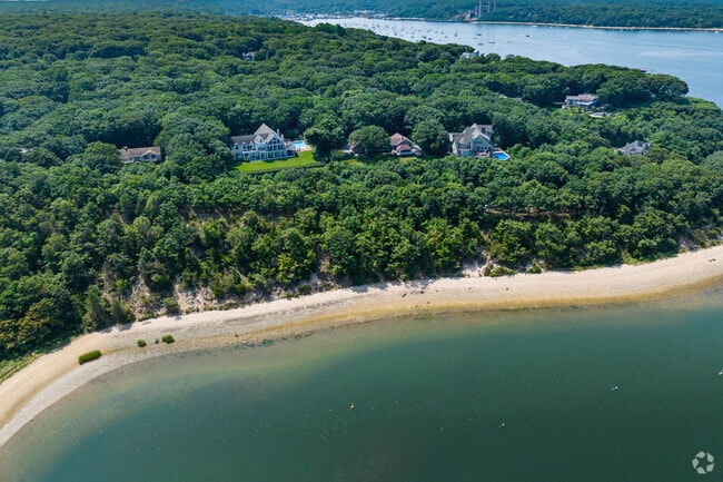 Many of the homes in Belle Terre have a terrific view of Long Island Sound.