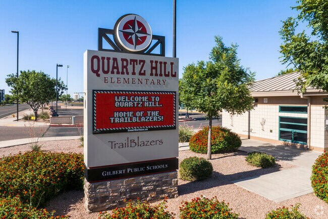 in Gilbert, Quartz Hill Elementary School is the home of the Trail Blazers.