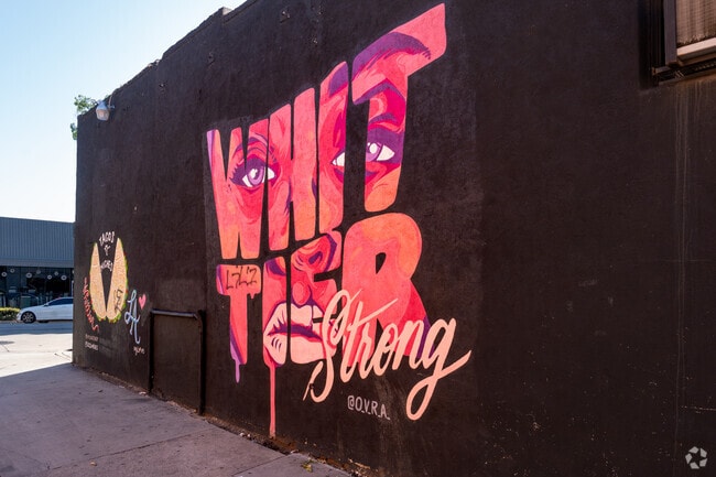 Whitter Strong artwork emphasizes community spirit in downtown Whittier.
