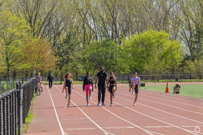 Go for a run at the Soundview park track field minutes away from in Clason Point.