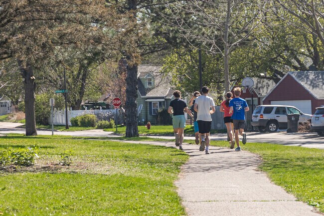 Local runners can be seen running along the trails at Furness Park.