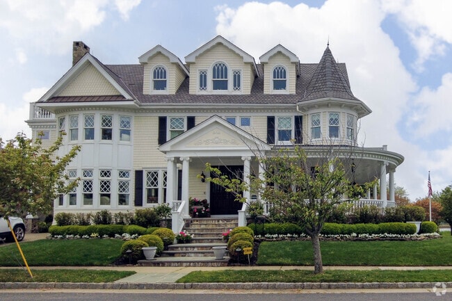 Large houses are easy to find in the quiet beach community of Avon-By-The-Sea.