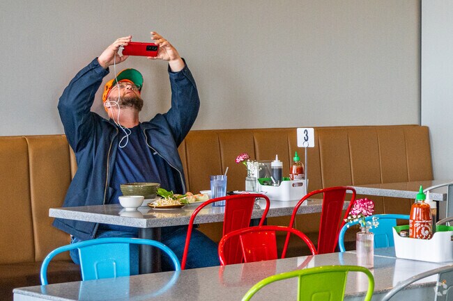 To start the morning here, residents of Centerra might get a coffee or boba tea from Teabo.