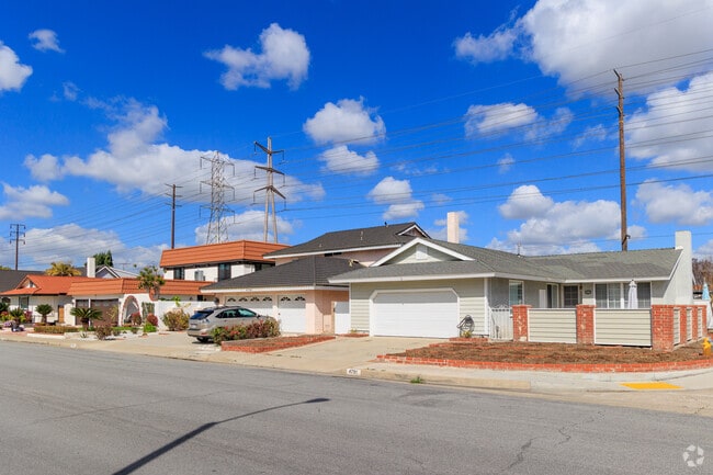 A variety of home styles sit side by side in La Palma.