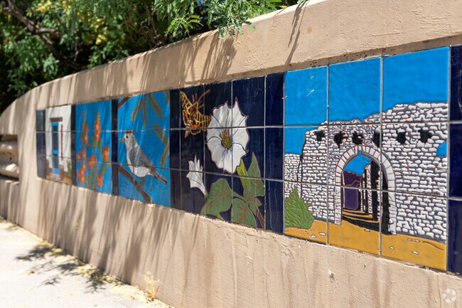 Community artwork paying homage to heritage is found in Old Fort Lowell.