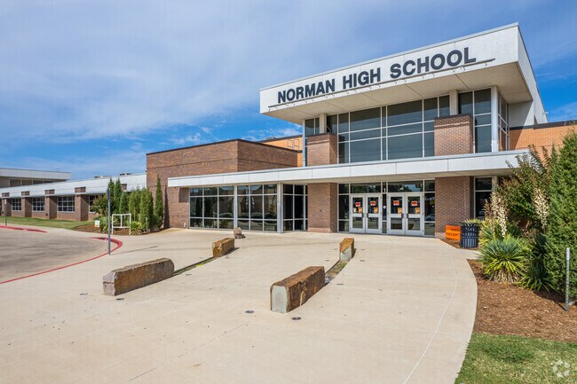 The administrative hub of Norman High School in Norman.