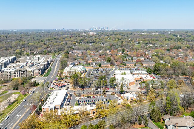 It's just a short drive from Providence Park to Uptown Charlotte.