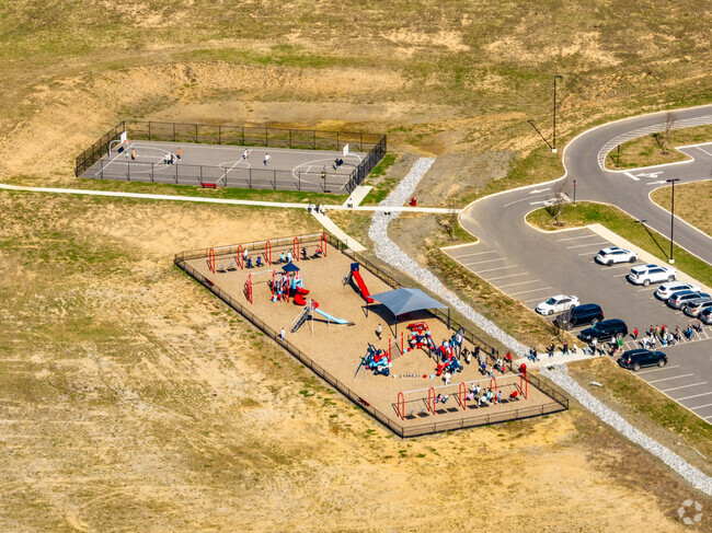 Liberty Creek Elementary has a large playground and basketball court.