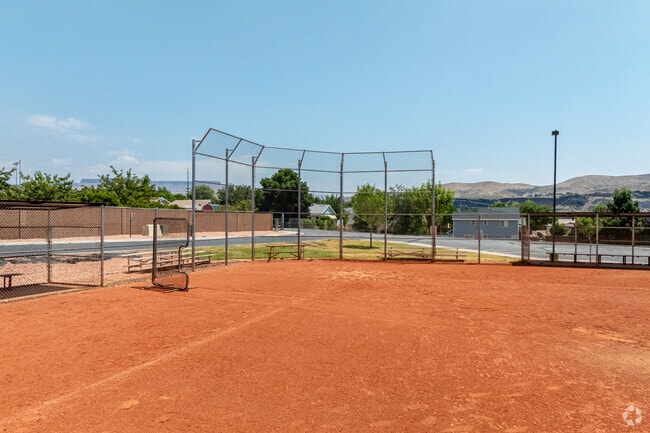 Students attending Hurricane Middle School can make use of the baseball fields.