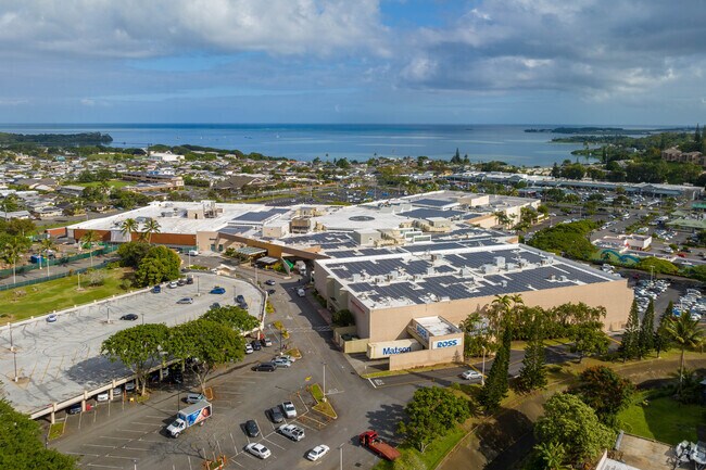 Windward Mall is the largest retail center in the area.
