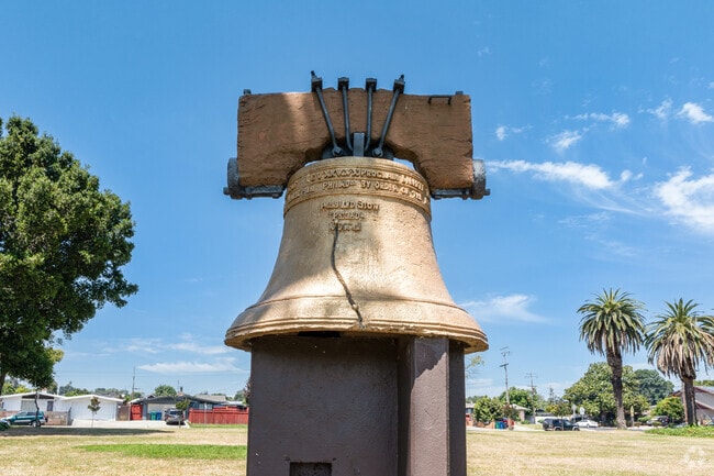 A replica of the Liberty Bell at Palma Ceia Park in the Glen Eden neighborhood.