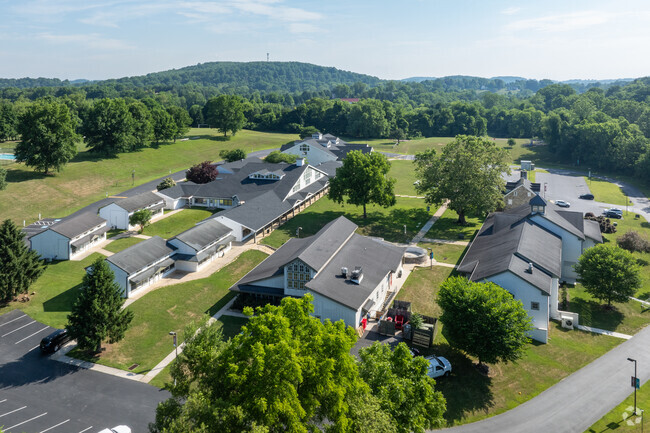 The campus is well maintained at the Montgomery School.