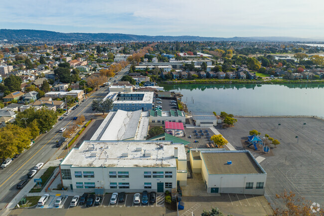 Paden Elementary School in Alameda sits on the San Francisco Bay
