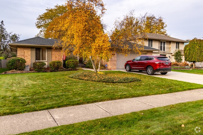 Carriage Hills has a large selection of home types to choose from, framed by walkable sidewalks.
