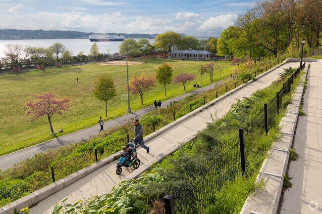 The 59-acre Shore Park and adjacent 4.5-mile Shore Parkway are a popular destinations.