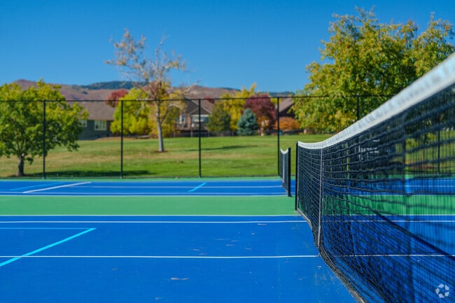 Eagle Meadows Park in Meadows includes tennis courts for recreational play.