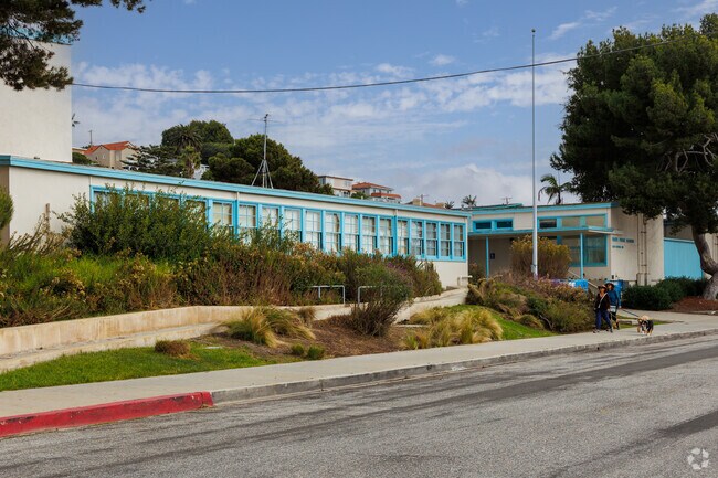 White Point Elementary School is located on a quiet street on a hill in San Pedro.