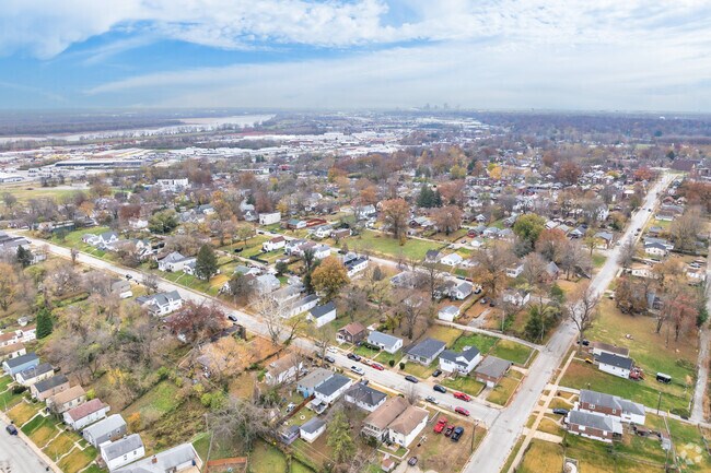 The Baden neighborhood is only a fifteen minute drive from downtown St. Louis.