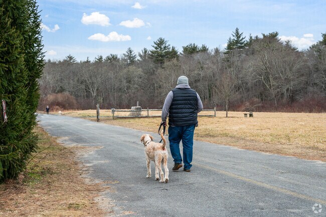 Your four-legged friends can run free at the Wildlands Trust - Great River Preserve in Bridgwater.