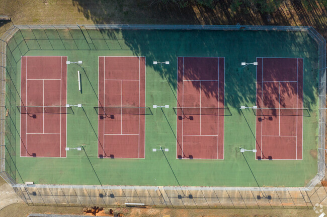Macadory Middle School has great tennis courts.