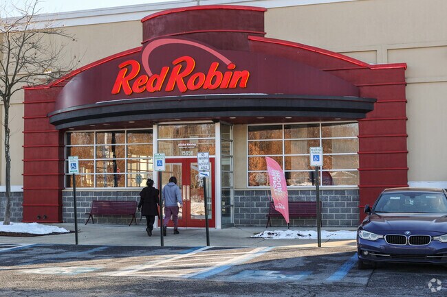 Red Robin near Tall Oaks Crossing has great burgers and milkshakes.