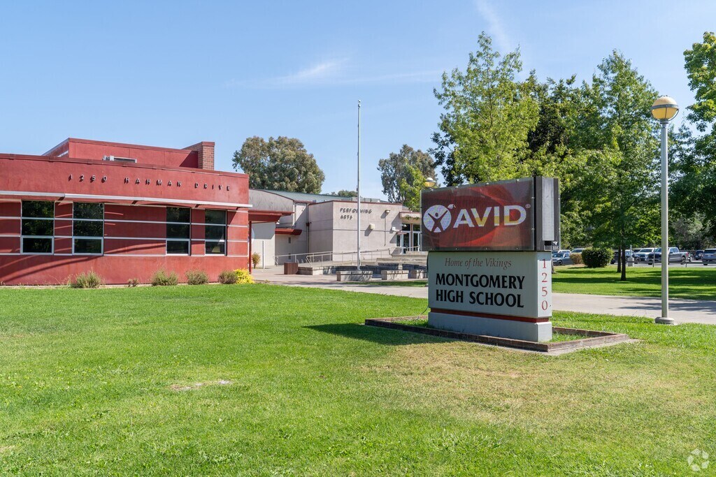 Montgomery High School serves students in the Montgomery Village community.