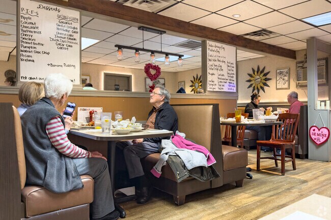 Countryside Café in Harrison Bay has chalkboard specials and many locally sourced ingredients.