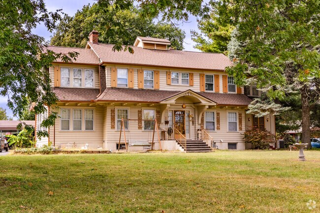 A variety of home styles line the streets of Ott-Chrisman, Independence.