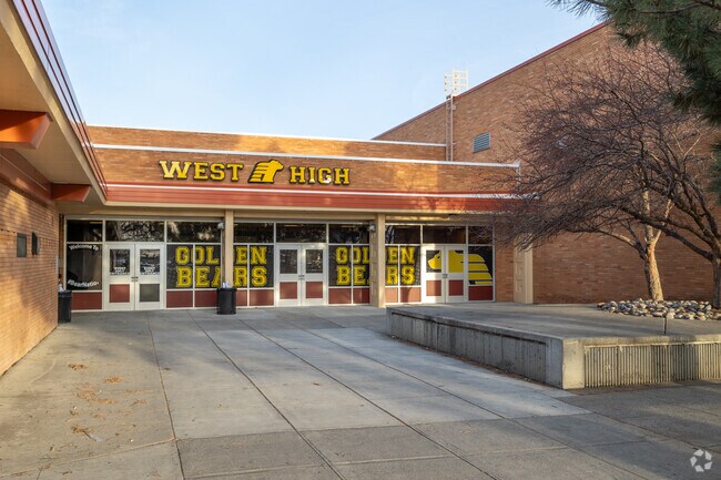 The modern campus at Billings West High School provides top-tier facilities for students.